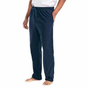 Nautica Micro Fleece Pajama Pants Men’s Medium Navy Blue Comfy